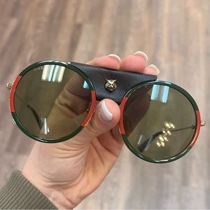 Gucci sunglasses.